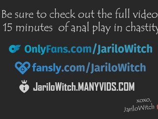 Jarilo in Chastity Belt - anal play with toys