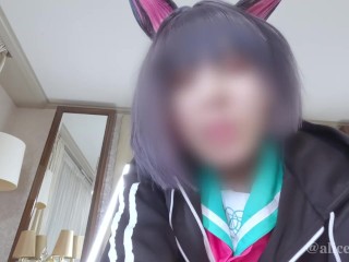 ❤️🖤【aliceholic13】Blue Archive Kazusa Kyoyama Black tights & uniform: passionate and sweet milking,