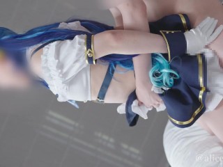 🩵【ありすほりっく】生意気媚び売りコンカフェレイヤーに逆流するほど大量中◯し【素人 個人撮影】