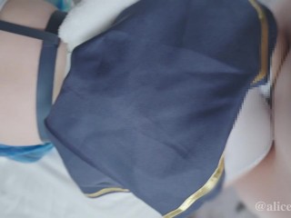 🩵【ありすほりっく】生意気媚び売りコンカフェレイヤーに逆流するほど大量中◯し【素人 個人撮影】