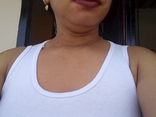 STEPDAUGHTER ON THE BALCONY THE PERVERT NEIGHBOR MORBS HER AND GOES TO HER BED TO MASTURBATE