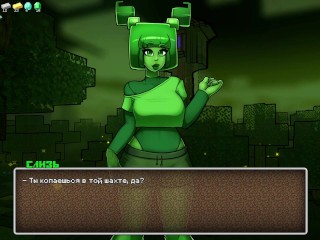 Minecraft Porn. HornyCraft. ALL SEX SCENES with SlimeGirl [0.21]
