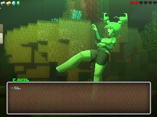 Minecraft Porn. HornyCraft. ALL SEX SCENES with SlimeGirl [0.21]