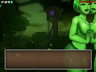 Minecraft Porn. HornyCraft. ALL SEX SCENES with SlimeGirl [0.21]