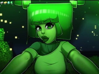 Minecraft Porn. HornyCraft. ALL SEX SCENES with SlimeGirl [0.21]