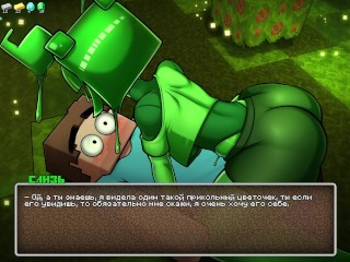 Minecraft Porn. HornyCraft. ALL SEX SCENES with SlimeGirl [0.21]