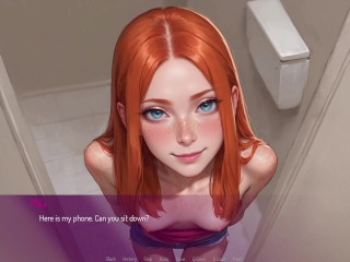 Horny Cheating Wife Fucked by a Stranger in Public Toilet - 3D Hentai Animated Porn - Mila AI