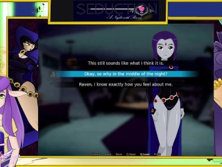 Seduction a night with Raven from Teen Titans