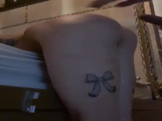 My stepbrother comes home and fucks me in the ass