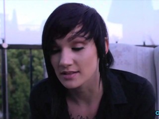 Tattoed lesbians spend their first night of marriage by passionately kissing and doing sixty nine