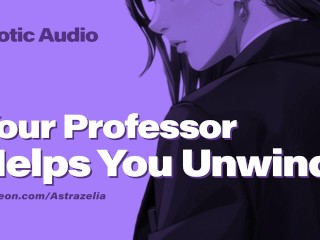 Your Professor Massages Your Clit in The Library and Calls You a Good Girl (F4F) (Erotic Audio Porn)