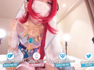 【Genshin Impact】 POV Edging Gooning🧡Nilou Cosplayer, Asian Hentai Cosplay 7