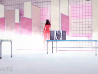 Meru the Succubus FUCKED in the Public Bathroom.