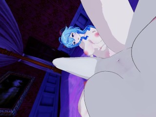 Keqing and Ganyu Scissoring [ Genshin Impact Yuri Hentai ]