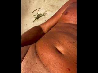 Nude beach public cumshot orgasm whore