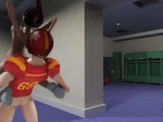 3DGSPOT - Naughty Teen Cheerleader Rides Star Quarterback's Cock In The Locker Room! 3D CARTOON PORN