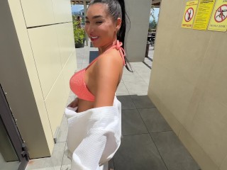 Beautiful Stranger Girl gets her ASS Fucked in Hotel - She turn on when a big Dick enters her ANAL