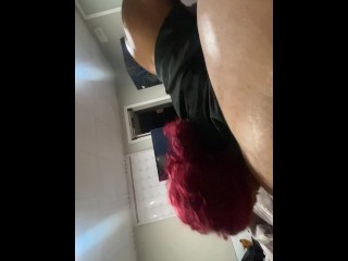Mz K ass up face down in my huge balls