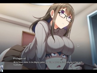 WATCHING A BUSTY NERD FUCKING WITH HER BOYFRIEND