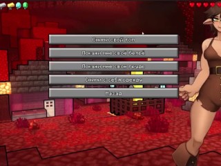 Minecraft Porn. HornyCraft. ALL SEX SCENES with PiglinGirl[0.21]