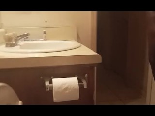 OMG MY BEST FRIENDS' WIFE WALKED IN WHILE I WAS PISSING N STARTED RECORDING ME....!!!!! OMG!!!! OMG!