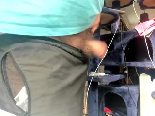 playing with soft penis