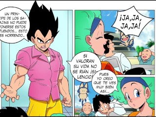 Bulma X Vegeta - Bulma Follando al principe Saiyajin - Manga Porno de Dragon Ball