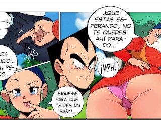 Bulma X Vegeta - Bulma Follando al principe Saiyajin - Manga Porno de Dragon Ball