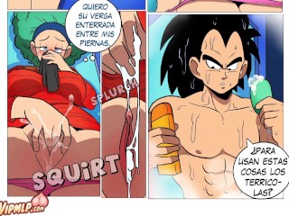 Bulma X Vegeta - Bulma Follando al principe Saiyajin - Manga Porno de Dragon Ball