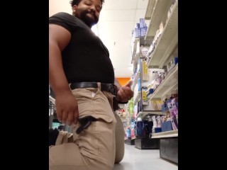 EXTREMELY Risky Public BBC Daddy Cumshot