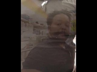 EXTREMELY Risky Public BBC Daddy Cumshot