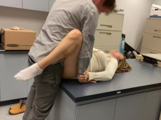 Office Milf gets fucked in storage room