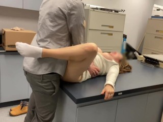 Office Milf gets fucked in storage room