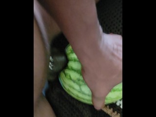 Dirty talk melon fucking