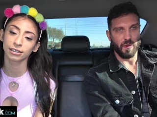 Sona Bella Hooks Up With Big Cock On The Ride Home