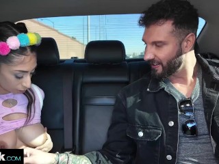 Sona Bella Hooks Up With Big Cock On The Ride Home