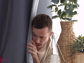 Ally Horny - Petite teen enjoys double penetration