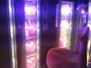 Eva Notty in Taning Bed