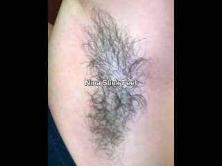 Hot Girl with Hairy Armpits!