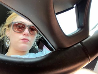 Rubbing My Wet Pussy In Walmart Parking Lot