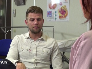 Anal sex with the big boobs nurse