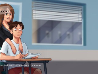 HOT FRENCH TEACHER FUCKED!  Summer time Saga