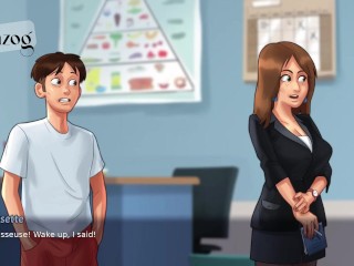 HOT FRENCH TEACHER FUCKED!  Summer time Saga