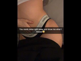 Teen wants to fuck tinder date on Snapchat