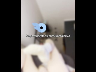 girl plays with her pussy 4k close up