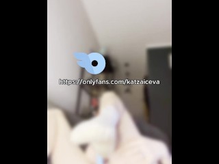 girl plays with her pussy 4k close up