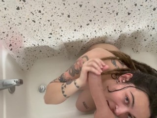 can i join you in the shower and suck your dick?