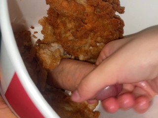 KFC bucket with a surprise inside. Stepsister liked it.