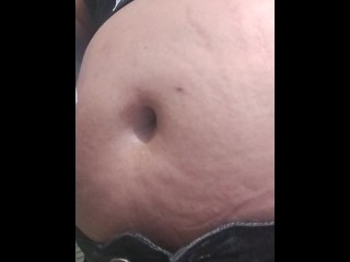 Just playing with my bellybutton