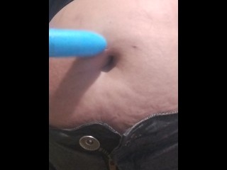 Just playing with my bellybutton